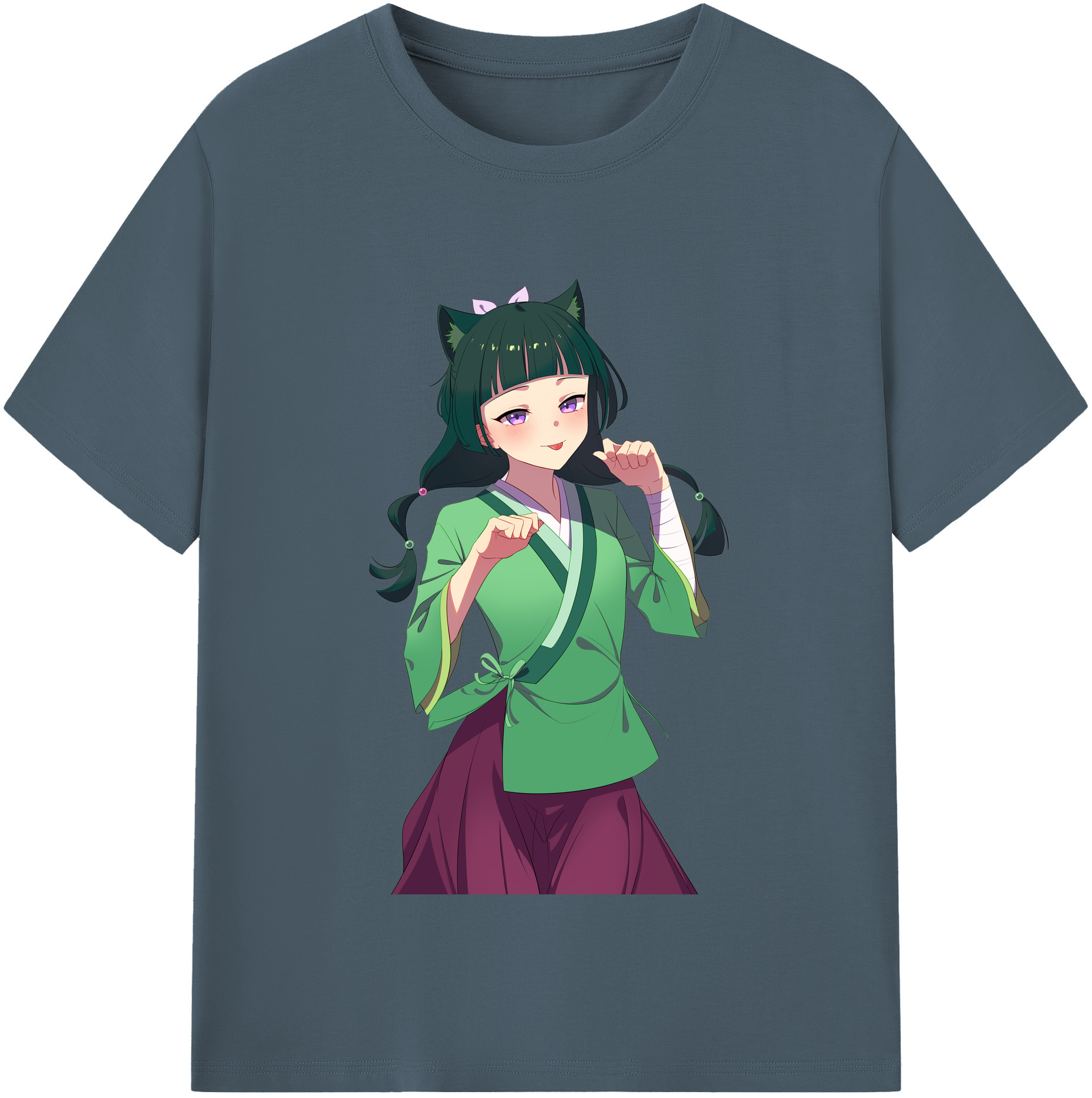 （画像用） 薬屋のひとりごと The Apothecary Diaries 綿100％半袖Tシャツ（フロントプリント）